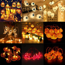 Load image into Gallery viewer, 150cm 10LED Halloween LED String Lights; Portable; Halloween Party Decor
