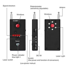 Load image into Gallery viewer, Multi-Function Wireless Camera Lens Signal Detector CC308+ Radio Wave Signal Detect Camera Full-range WiFi RF GSM Device Finder
