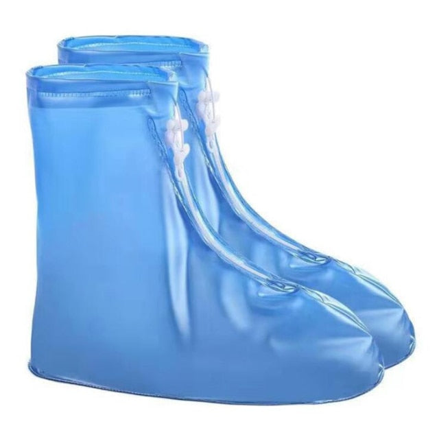 Shoe Covers Inclement Weather; PVC Non-Slip w/Internal Waterproof Layer