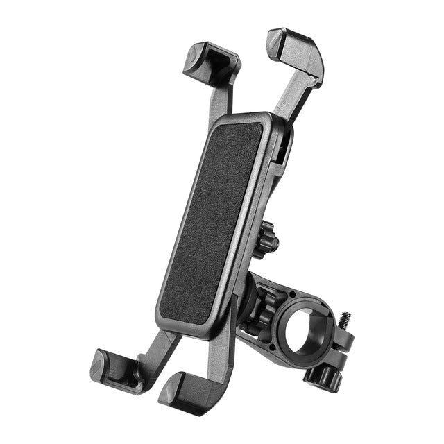 RAXFLY Motorcycle/ Bicycle Cell Phone Holder; iPhone/ Android; Handlebar Clip Mount Bracket