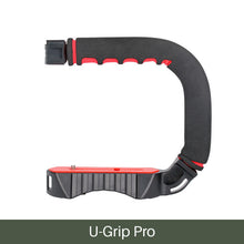 Load image into Gallery viewer, Ulanzi U-Grip Pro Triple Shoe Mount Video Stabilizer Handle Video Grip Camera Phone Video Rig Kit for Nikon Canon iPhone X 8 7
