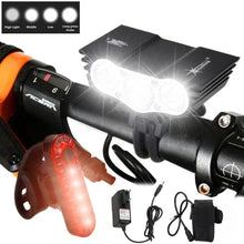 Load image into Gallery viewer, Waterproof Bike Lights &amp; Illumination Package for Safety
