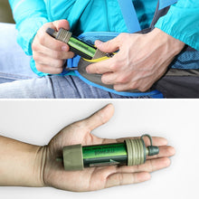 Load image into Gallery viewer, Miniwell Outdoor Portable Survival Water Filter Can Drink Water Directly for Camping Emergency Kit

