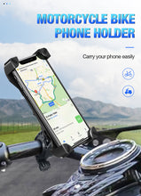Load image into Gallery viewer, RAXFLY Motorcycle/ Bicycle Cell Phone Holder; iPhone/ Android; Handlebar Clip Mount Bracket
