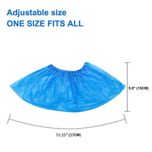 Load image into Gallery viewer, Anti Slip Disposable Shoe Covers Waterproof Overshoes Dustproof Reusable Boot Cover Dispense for Home, Rainy, Factory Protective
