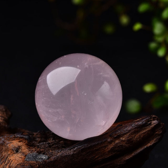 Natural Crystal Dream Amethyst Ball Polished Globe; Reiki Healing Stone