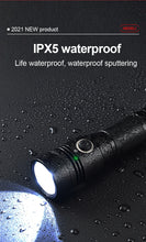 Load image into Gallery viewer, Super XHP120 or XHP90 High Powerful Led Flashlights; Rechargeable/ USB

