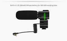 Load image into Gallery viewer, On-Camera Mono Shotgun Microphone for YouTube Vlog Live Streaming DSLR DV Camcorder Video Sound Recorder
