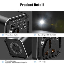 Load image into Gallery viewer, 2021 Hot selling Portable Power Bank N6 AC DC 31200 mAh USB Power Station for Travel Laptop Notebook Drone Projector
