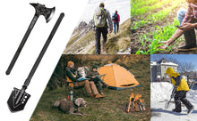 Load image into Gallery viewer, Folding Camping Axe Shovel Set; Portable Multi-Function Tool; Survival w/Waist Pack
