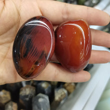 Load image into Gallery viewer, Sardonyx Silk Agate Stones; Healing Crystals &amp; Protective Powers
