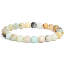 Load image into Gallery viewer, Natural Stone Bracelet Crystal Jades Bead Bangle Polished Elastic Pulsera Homme Femme Turquoises Agates Yoga 8mm Trendy Jewelry
