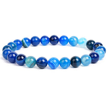 Load image into Gallery viewer, Natural Stone Bracelet Crystal Jades Bead Bangle Polished Elastic Pulsera Homme Femme Turquoises Agates Yoga 8mm Trendy Jewelry
