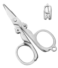 Load image into Gallery viewer, Mini Stainless Steel Utility Travel First-Aid Kit Folding Scissor
