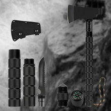 Load image into Gallery viewer, Foldable Axe Multi Tool Kit; Emergency Gear; Survival Tomahawk/Camping Hatchet

