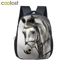 Load image into Gallery viewer, Horse Backpack; Children School Bags;  Kindergarten School Backpacks; Book Bag
