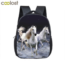 Load image into Gallery viewer, Horse Backpack; Children School Bags;  Kindergarten School Backpacks; Book Bag
