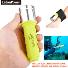 Load image into Gallery viewer, 1100 Lumens LED Diving Flashlight Lantern XM-L T6 Waterproof Underwater Scuba Flashlight Torch Light Lamp Diver
