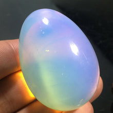 Load image into Gallery viewer, 1.2 inches Natural Opal Egg Polished Quartz Crystal; Healing; Exercise

