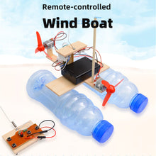 Load image into Gallery viewer, 1Set New Technology Small Production Remote Control Wind Ship Model Scientific Experiment Invention DIY Bracket Assembly Toy
