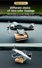 Load image into Gallery viewer, Car Air Freshener Solar Airplane Ornament
