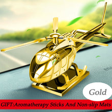 Load image into Gallery viewer, Helicopter: Solar Powered Blades: Aromatherapy Ornament: Home/Vehicle Gift
